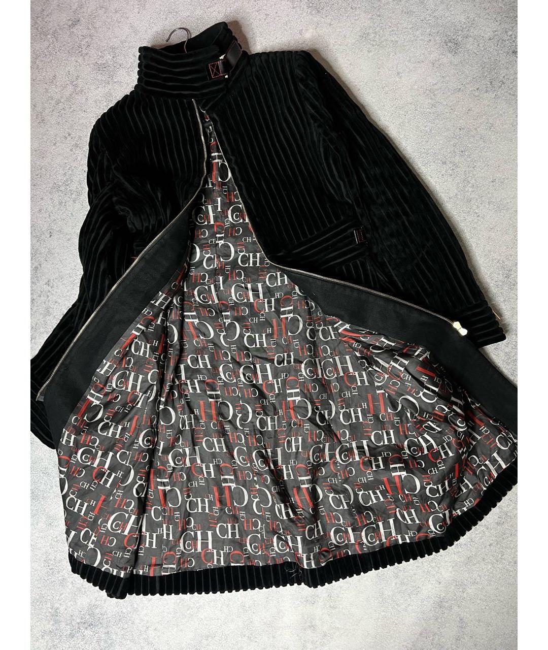 CAROLINA HERRERA Черное хлопковое пальто, фото 7