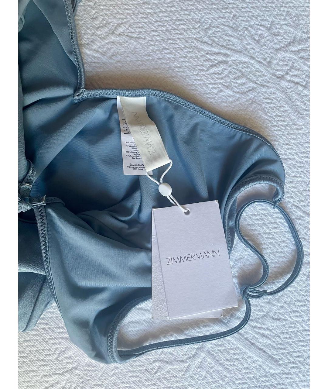 ZIMMERMANN Голубой купальник, фото 4