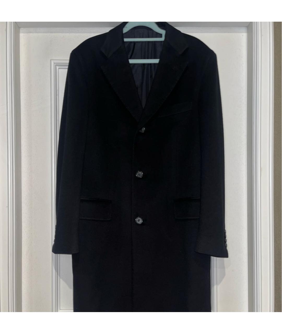 BRIONI Черное кашемировое пальто, фото 6