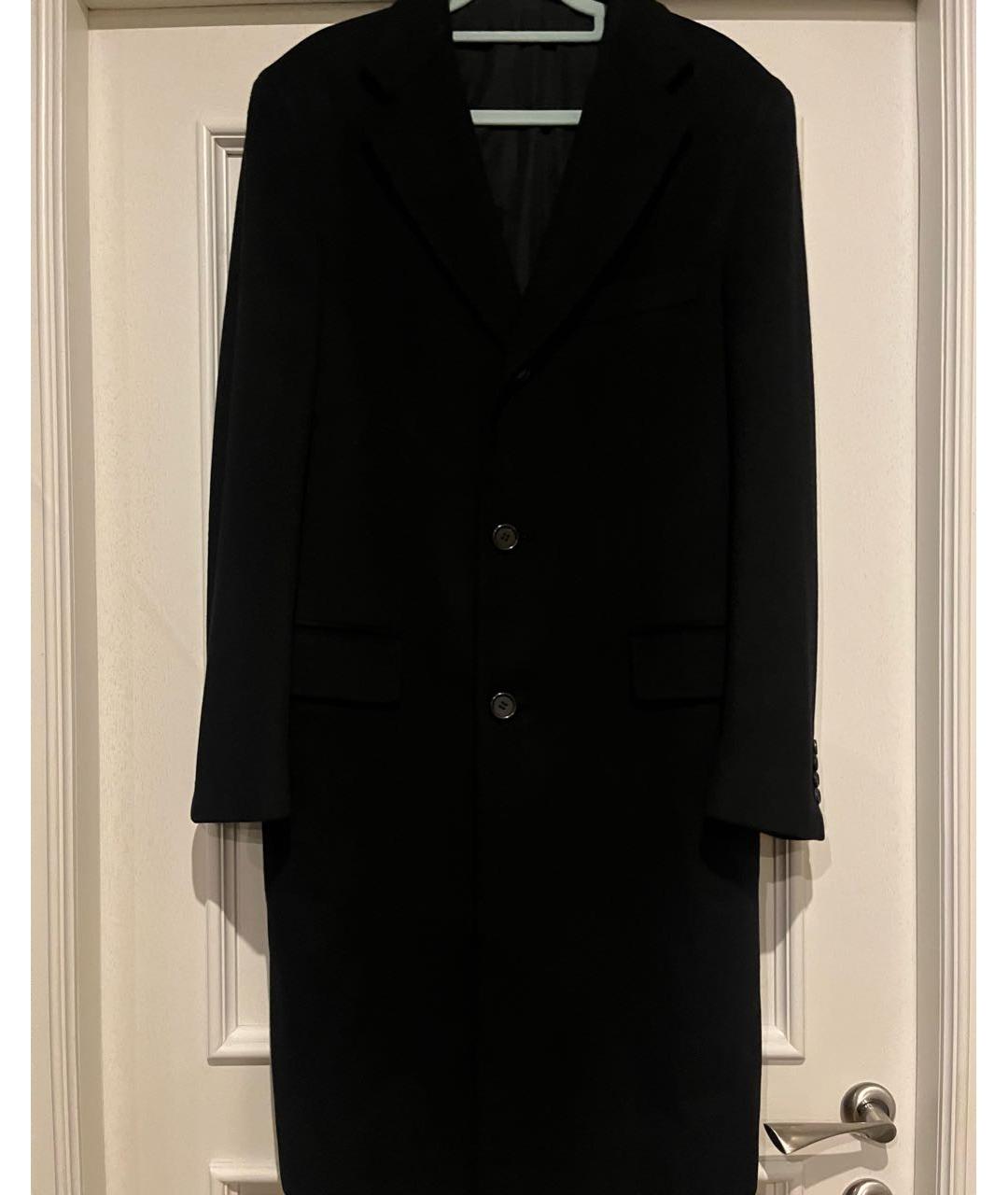 BRIONI Черное кашемировое пальто, фото 3