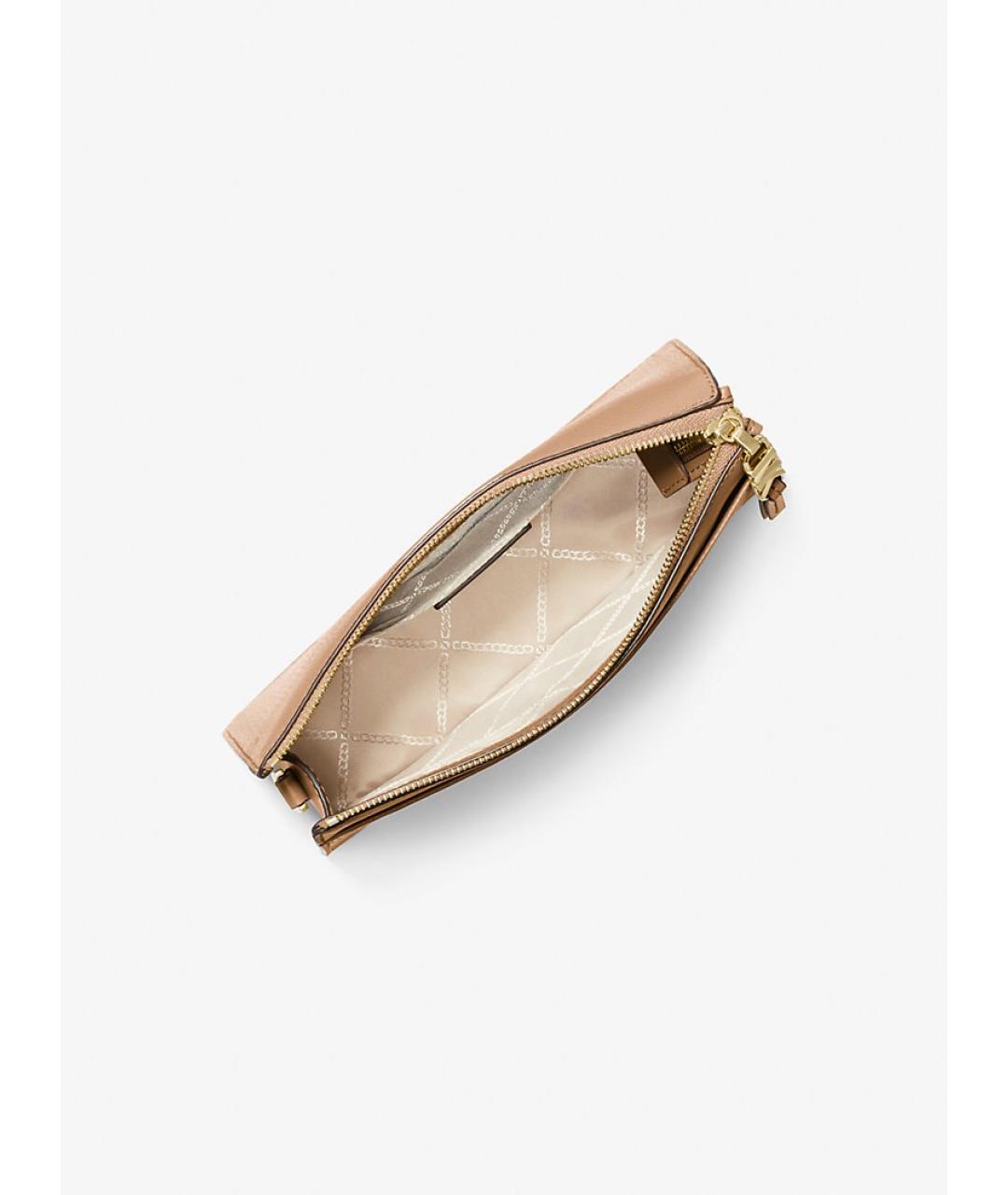 MICHAEL KORS Коричневая кожаная сумка через плечо, фото 2