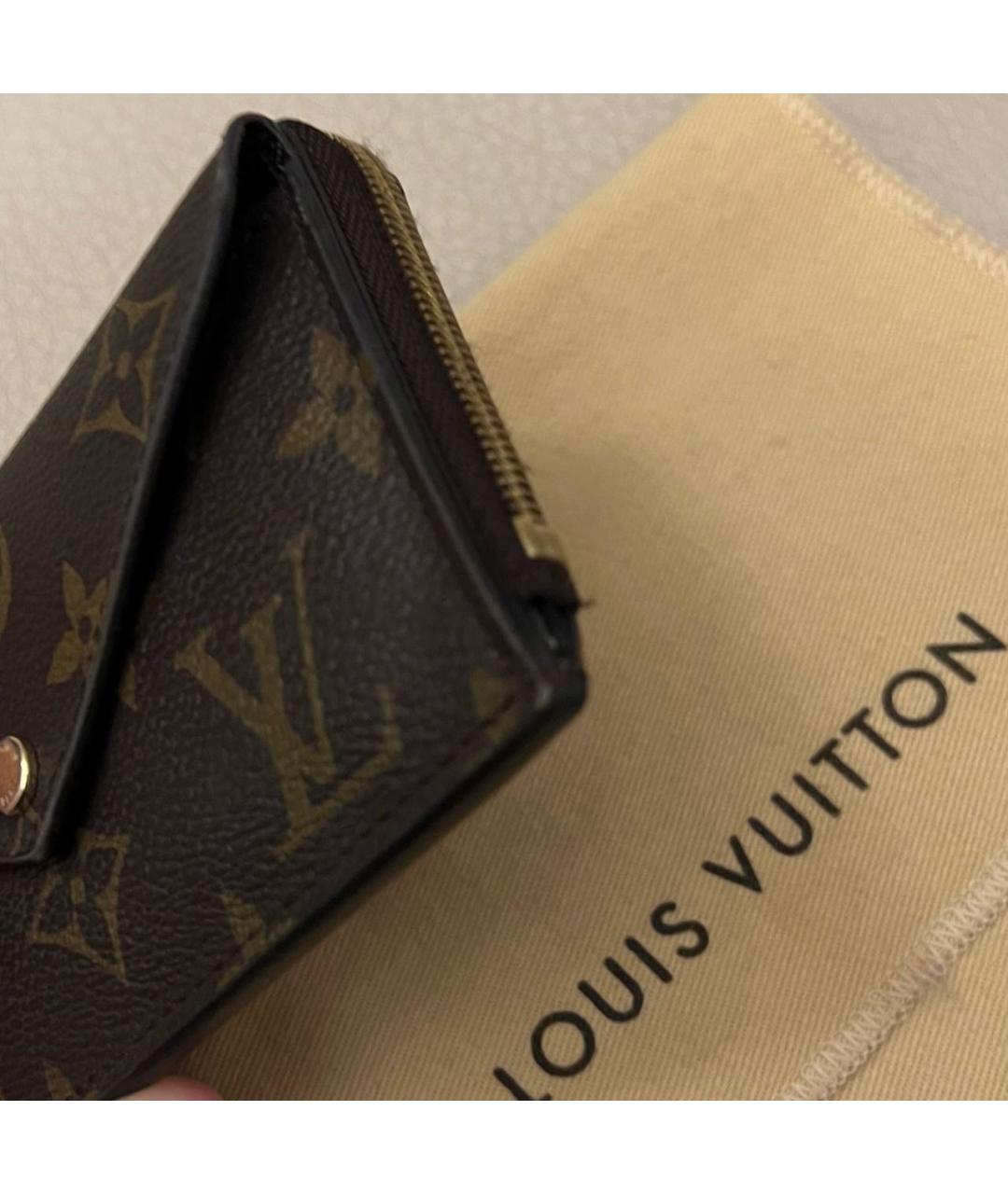 LOUIS VUITTON Коричневый кардхолдер, фото 7