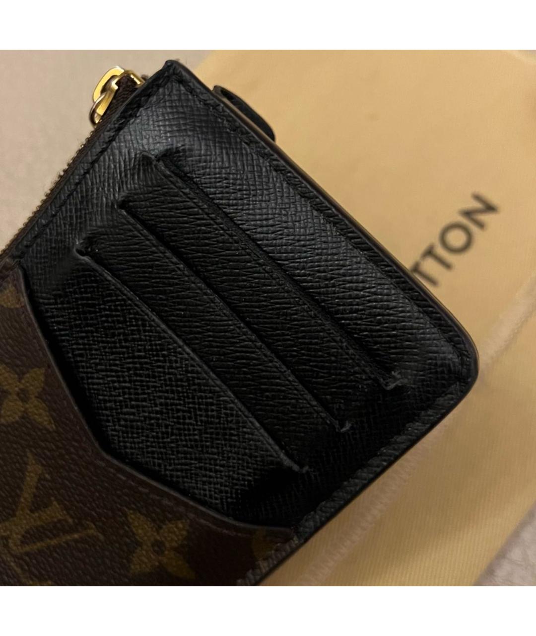LOUIS VUITTON Коричневый кардхолдер, фото 6