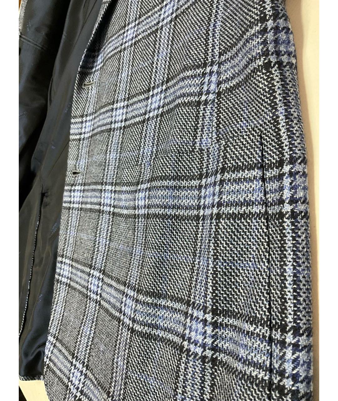 KITON Синий кашемировый пиджак, фото 4