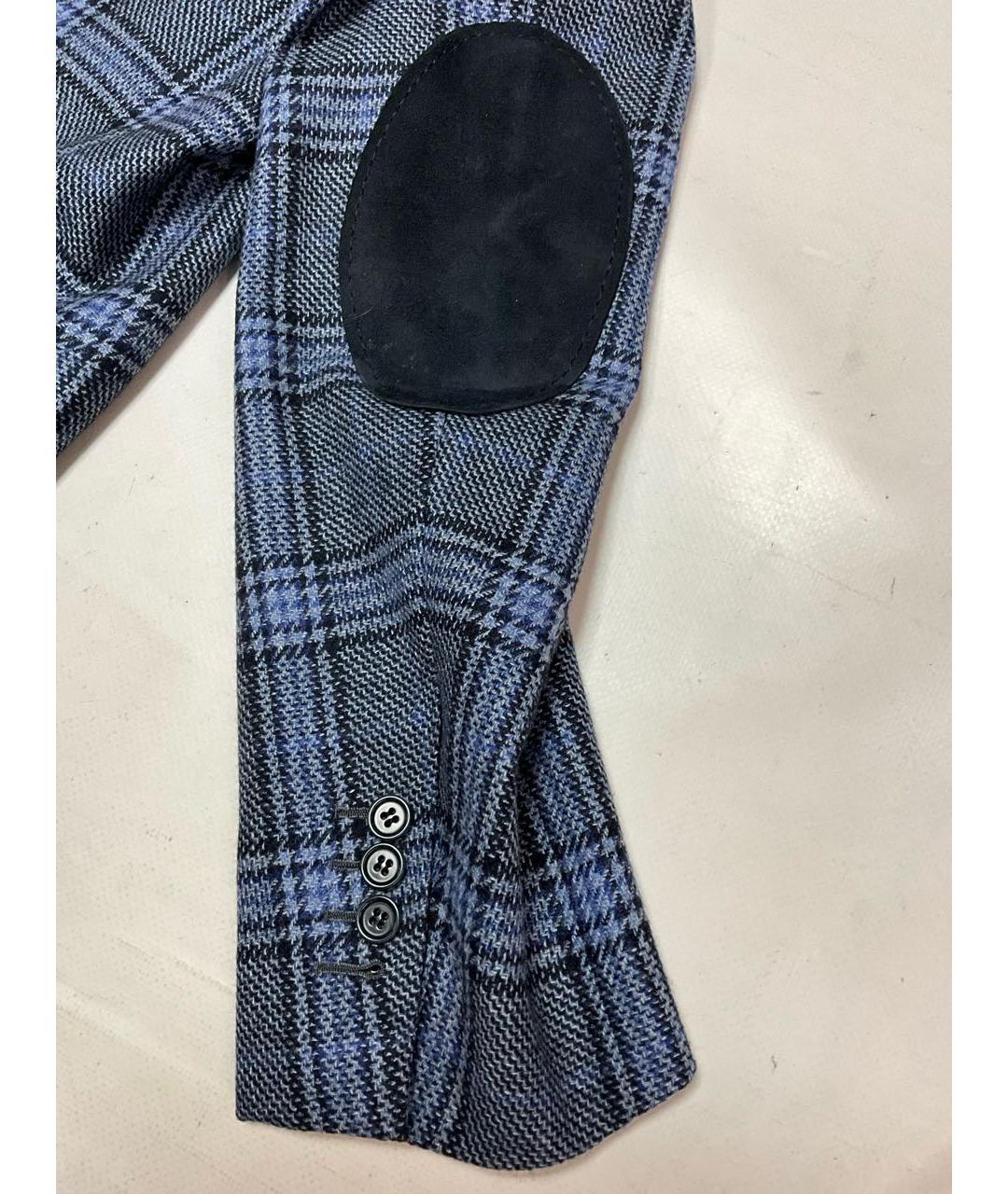 KITON Синий кашемировый пиджак, фото 3