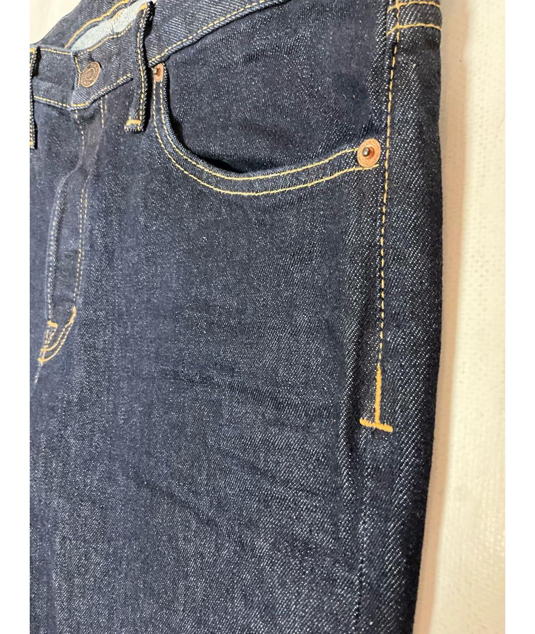 TOM FORD Темно-синие хлопко-эластановые джинсы скинни, фото 2