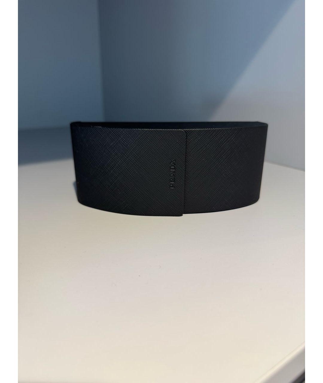 PRADA Коричневые металлические солнцезащитные очки, фото 4