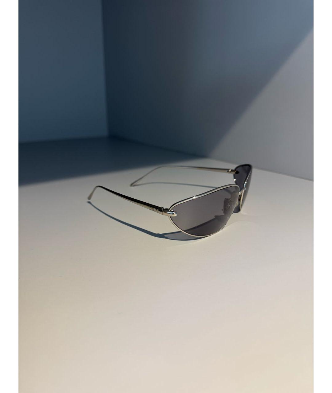 LOEWE Серые металлические солнцезащитные очки, фото 2
