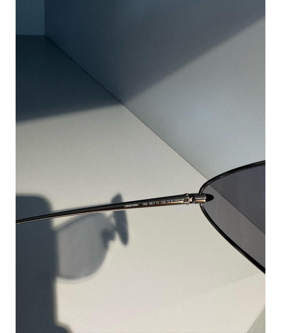 LOEWE Серые металлические солнцезащитные очки, фото 6