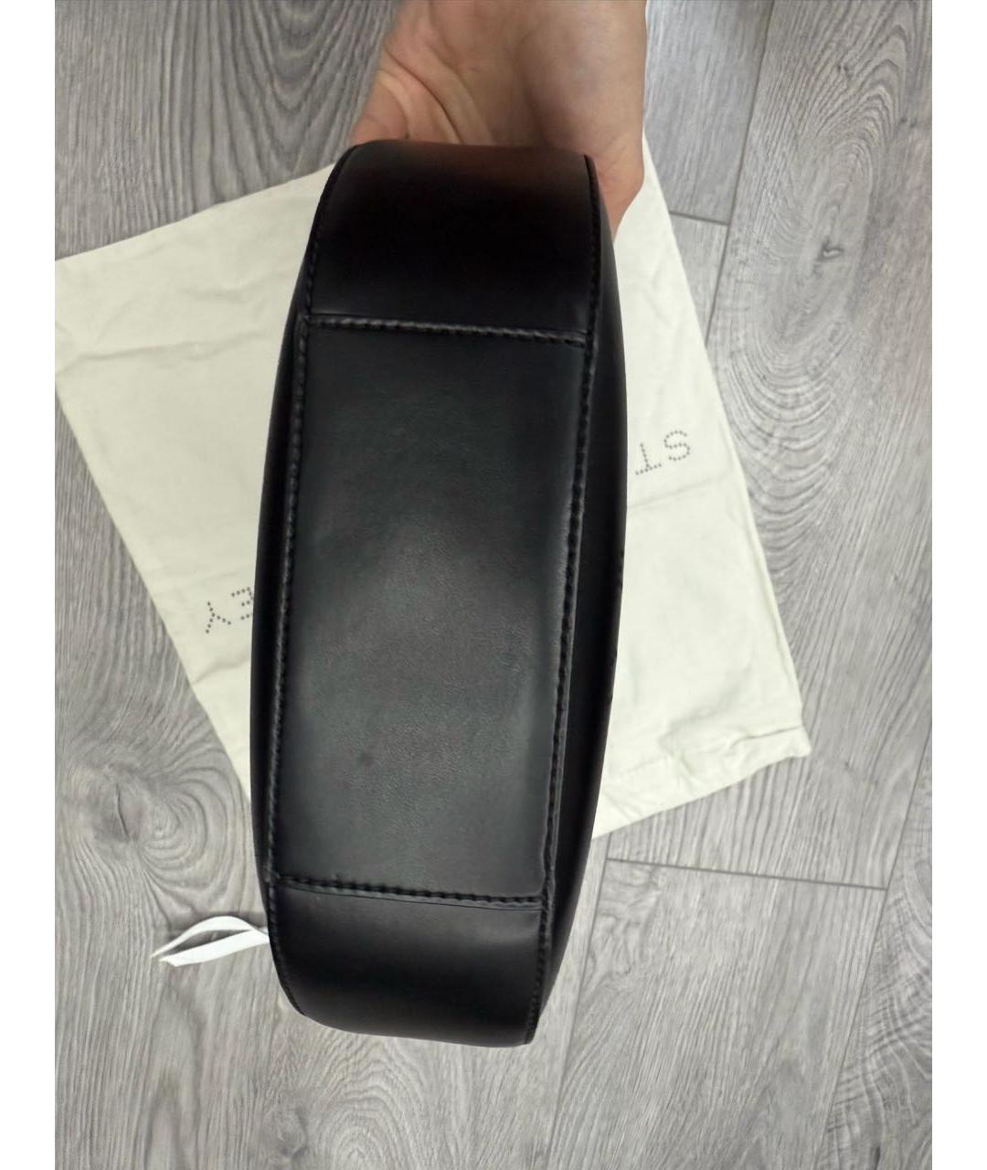 STELLA MCCARTNEY Черная сумка с короткими ручками из искусственной кожи, фото 8