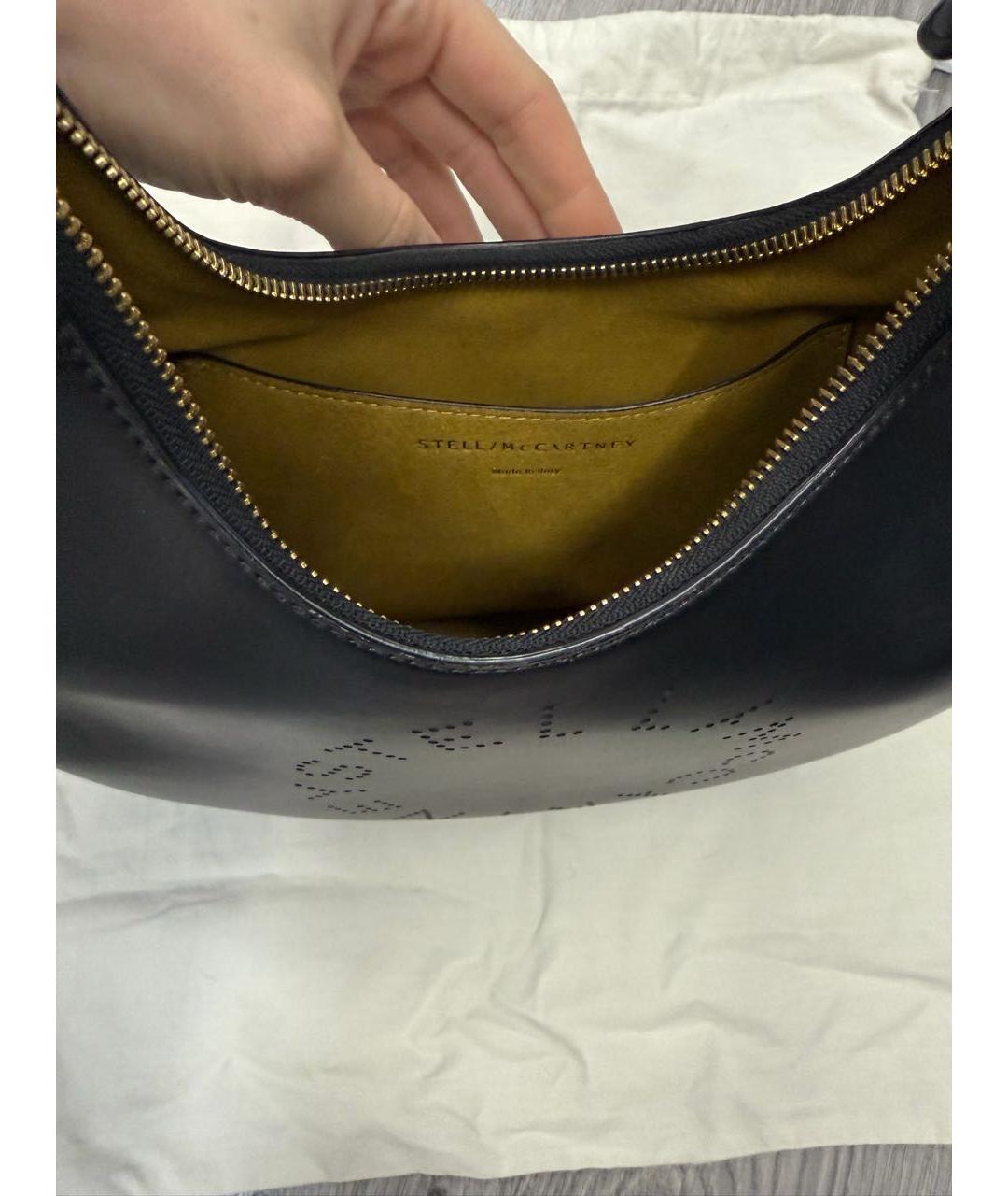 STELLA MCCARTNEY Черная сумка с короткими ручками из искусственной кожи, фото 6