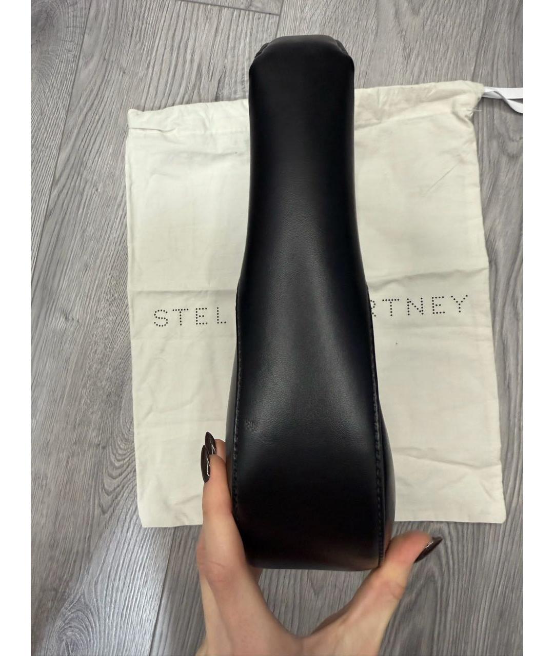 STELLA MCCARTNEY Черная сумка с короткими ручками из искусственной кожи, фото 3