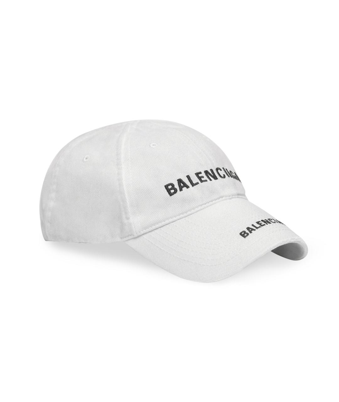 BALENCIAGA Белая кепка/бейсболка, фото 3