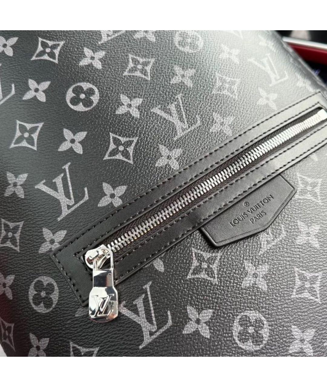 LOUIS VUITTON Антрацитовый рюкзак, фото 3