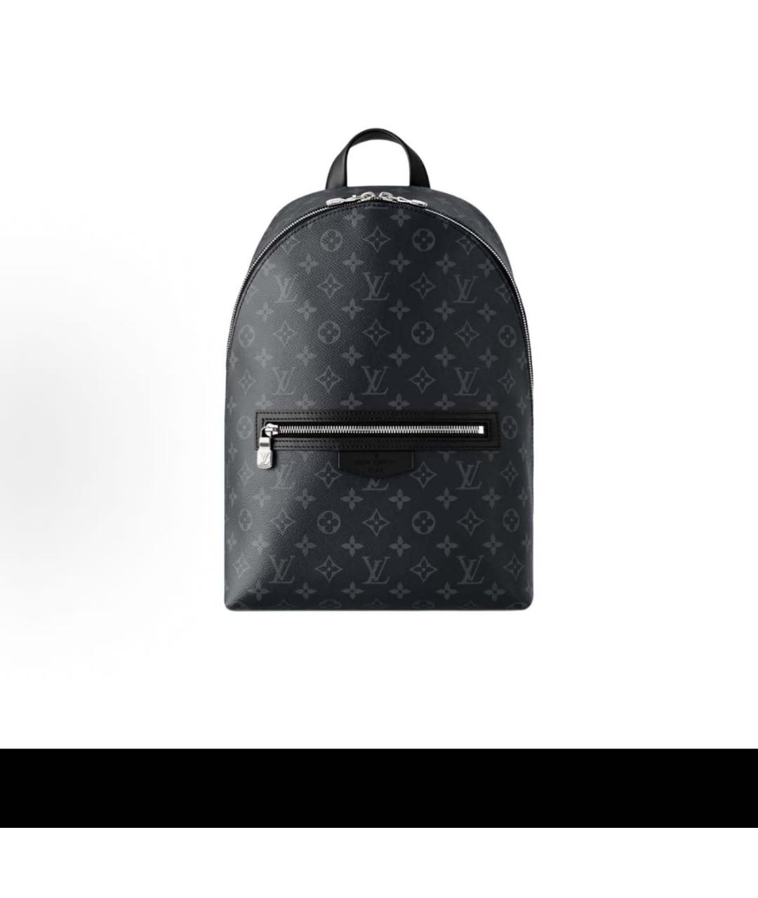 LOUIS VUITTON Антрацитовый рюкзак, фото 4
