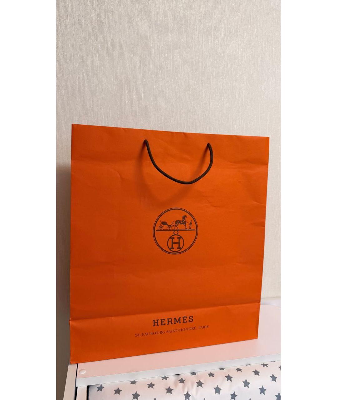 HERMES Черные кожаные кроссовки, фото 6