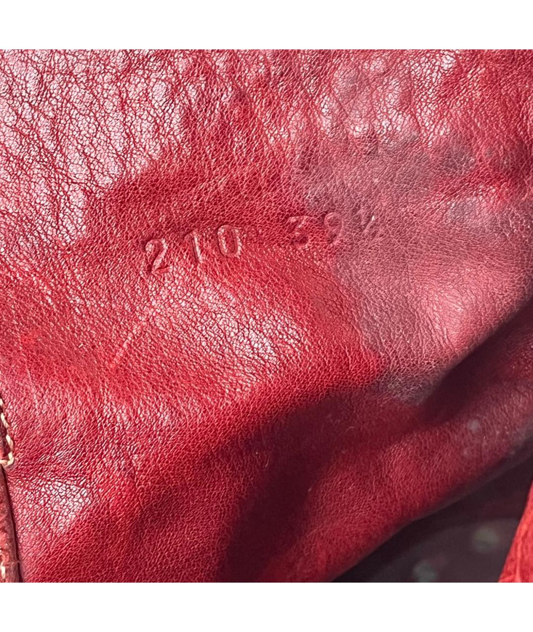GUIDI Красные кожаные ботинки, фото 8