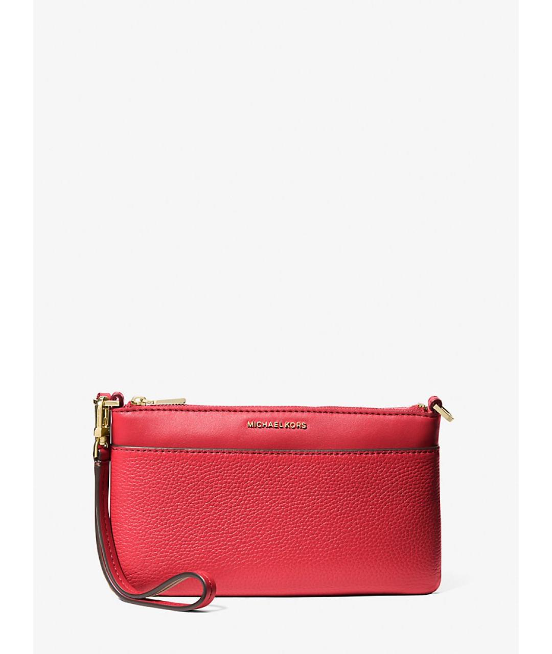 MICHAEL KORS Красный кожаный кошелек, фото 9