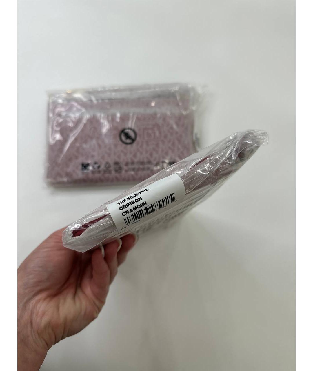 MICHAEL KORS Красный кожаный кошелек, фото 8