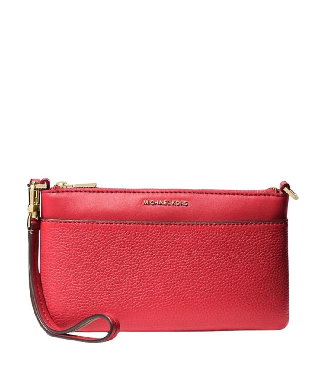 MICHAEL KORS Красный кожаный кошелек, фото 1