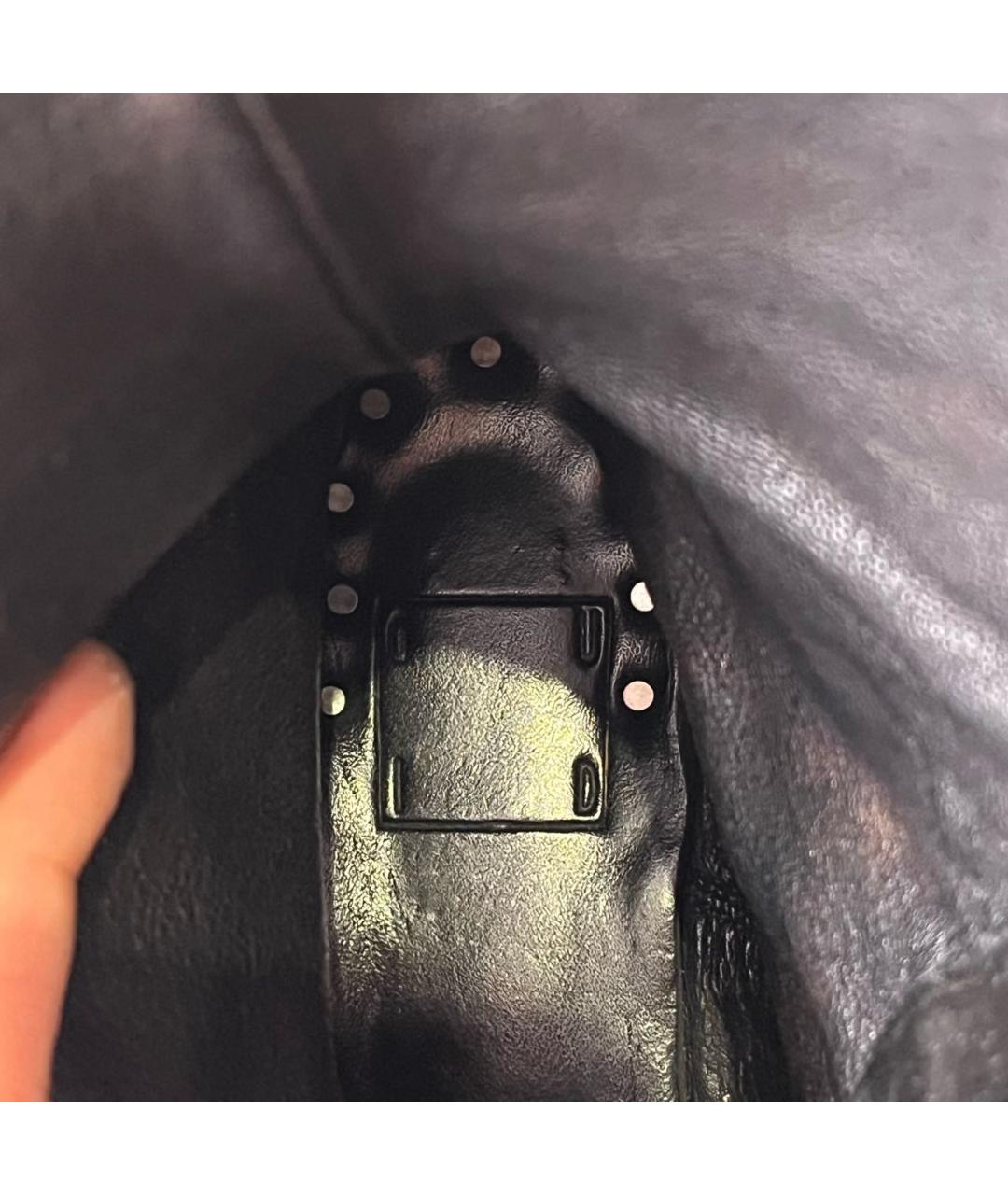 GUIDI Черные кожаные ботинки, фото 7