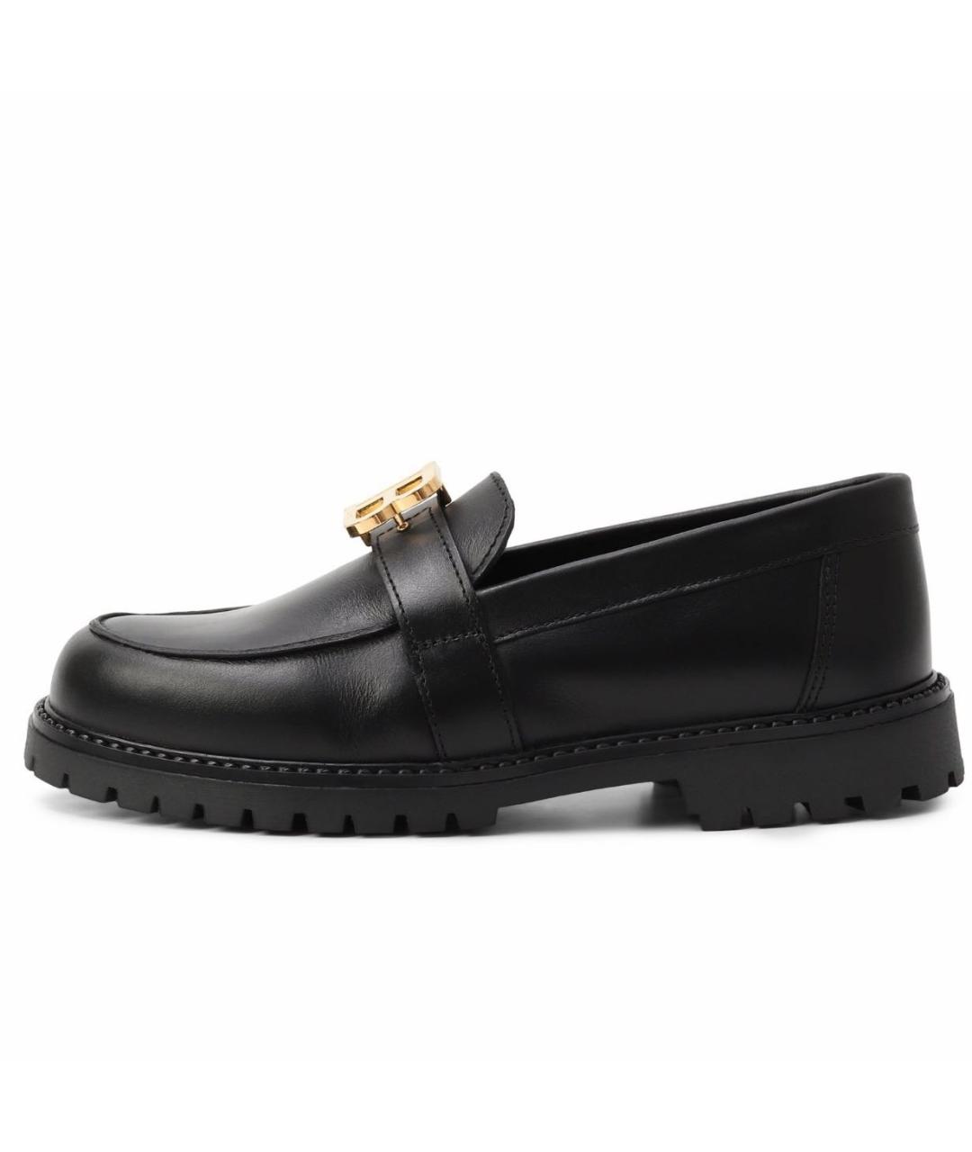 BALMAIN Черные кожаные лоферы, фото 7