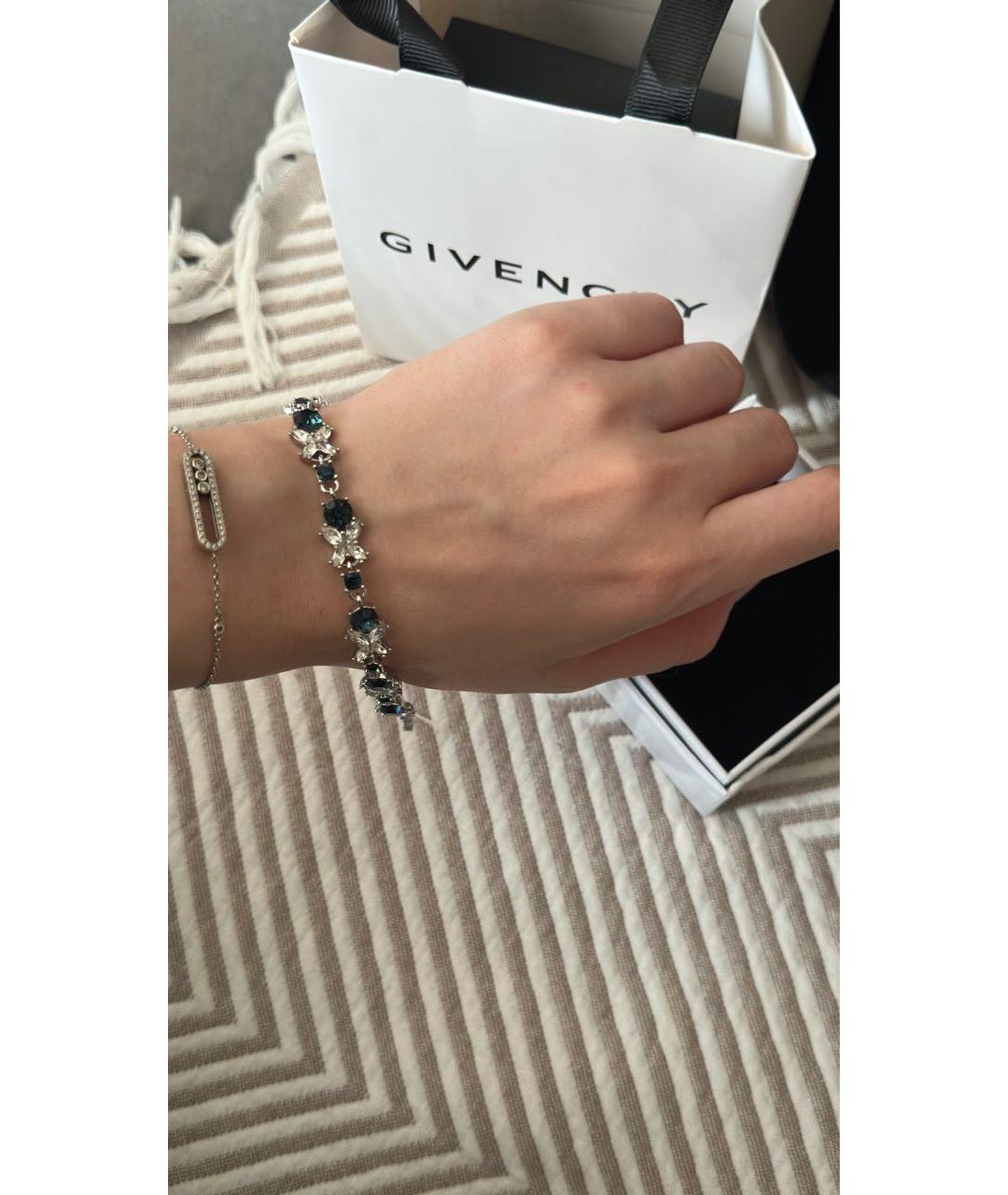 GIVENCHY Темно-синий металлический браслет, фото 2