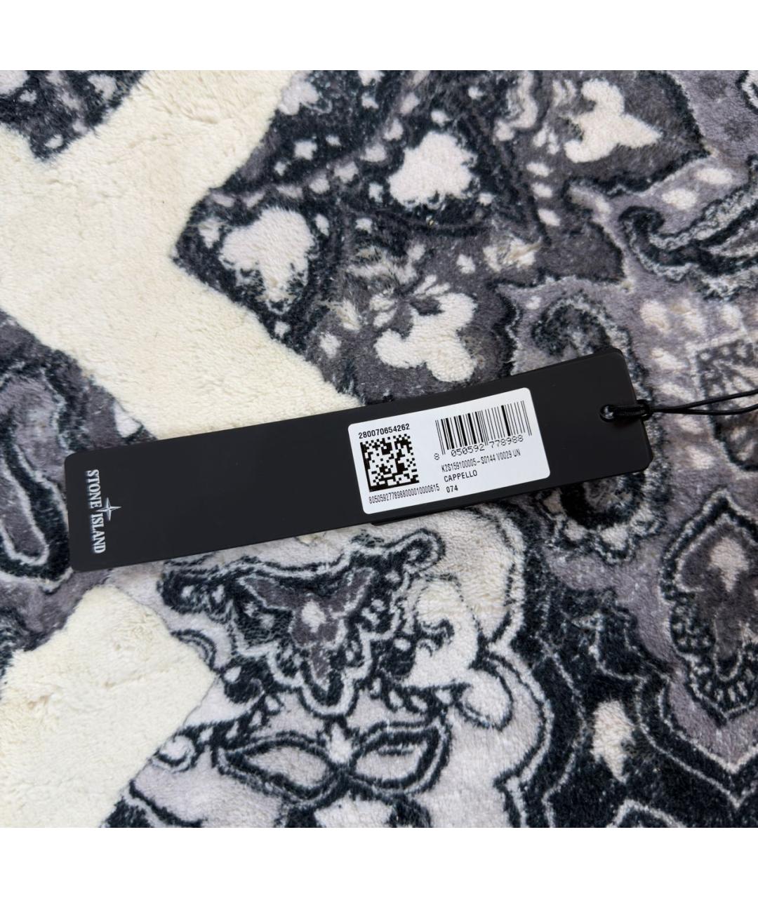 STONE ISLAND Черная хлопковая кепка/бейсболка, фото 2