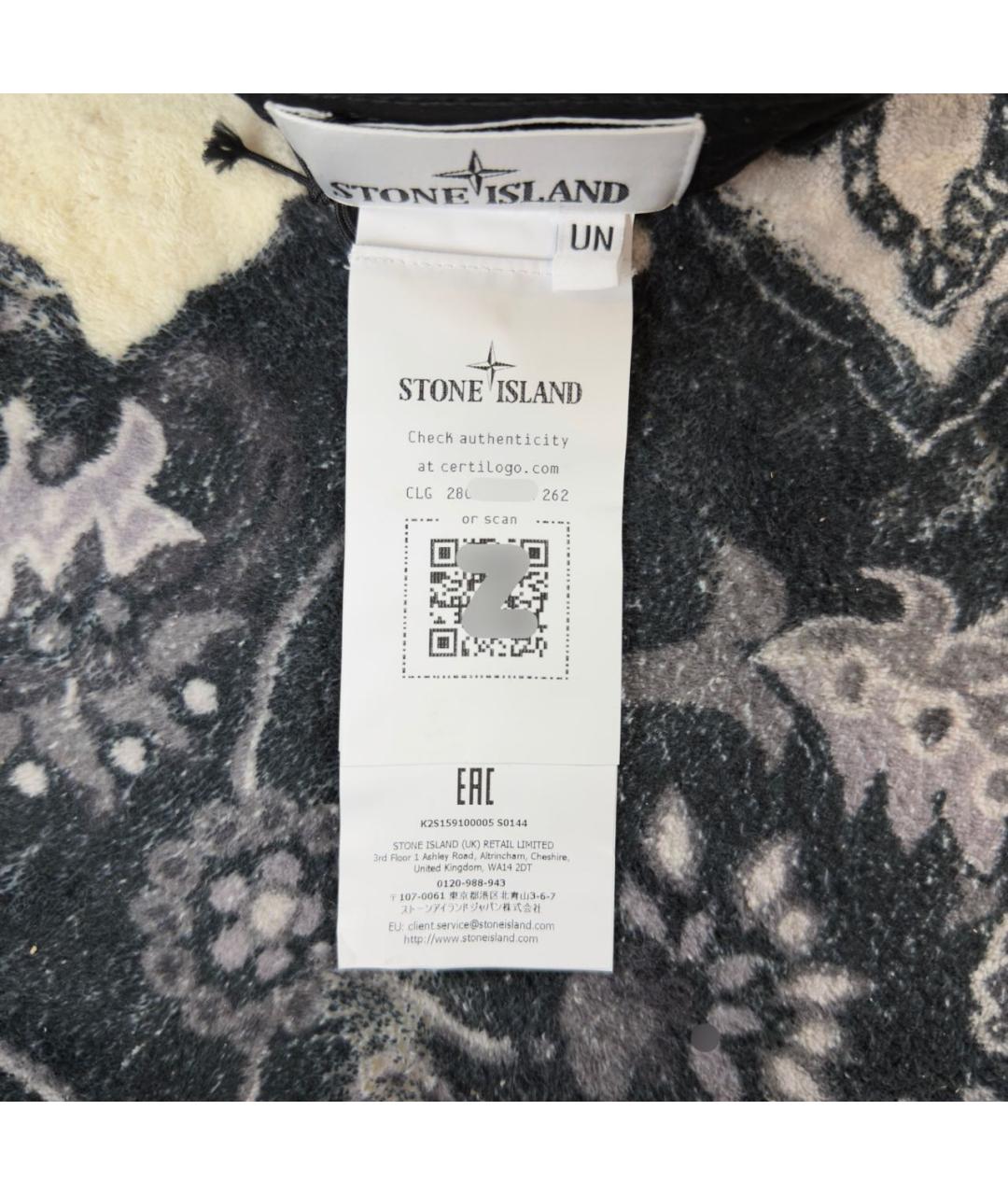 STONE ISLAND Черная хлопковая кепка/бейсболка, фото 5