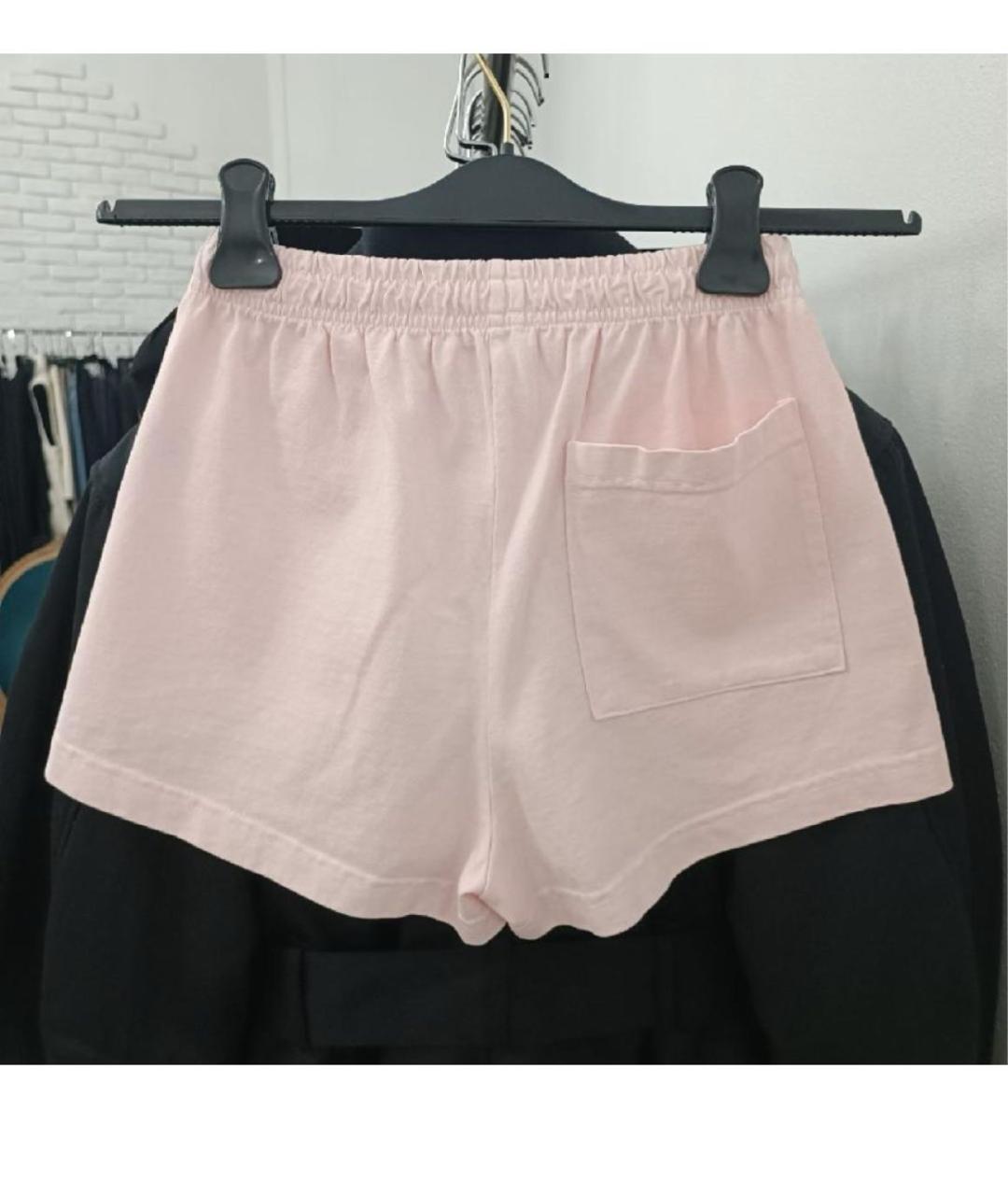 SPORTY AND RICH Розовые хлопковые шорты, фото 2