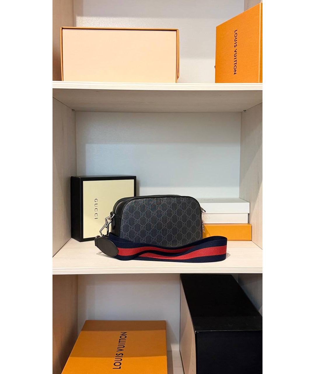 GUCCI Черная сумка на плечо, фото 4