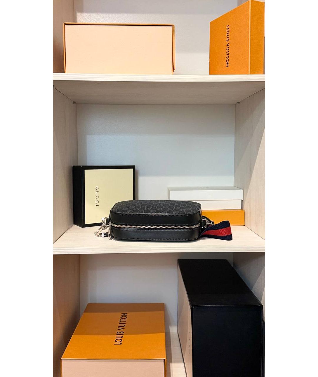 GUCCI Черная сумка на плечо, фото 6