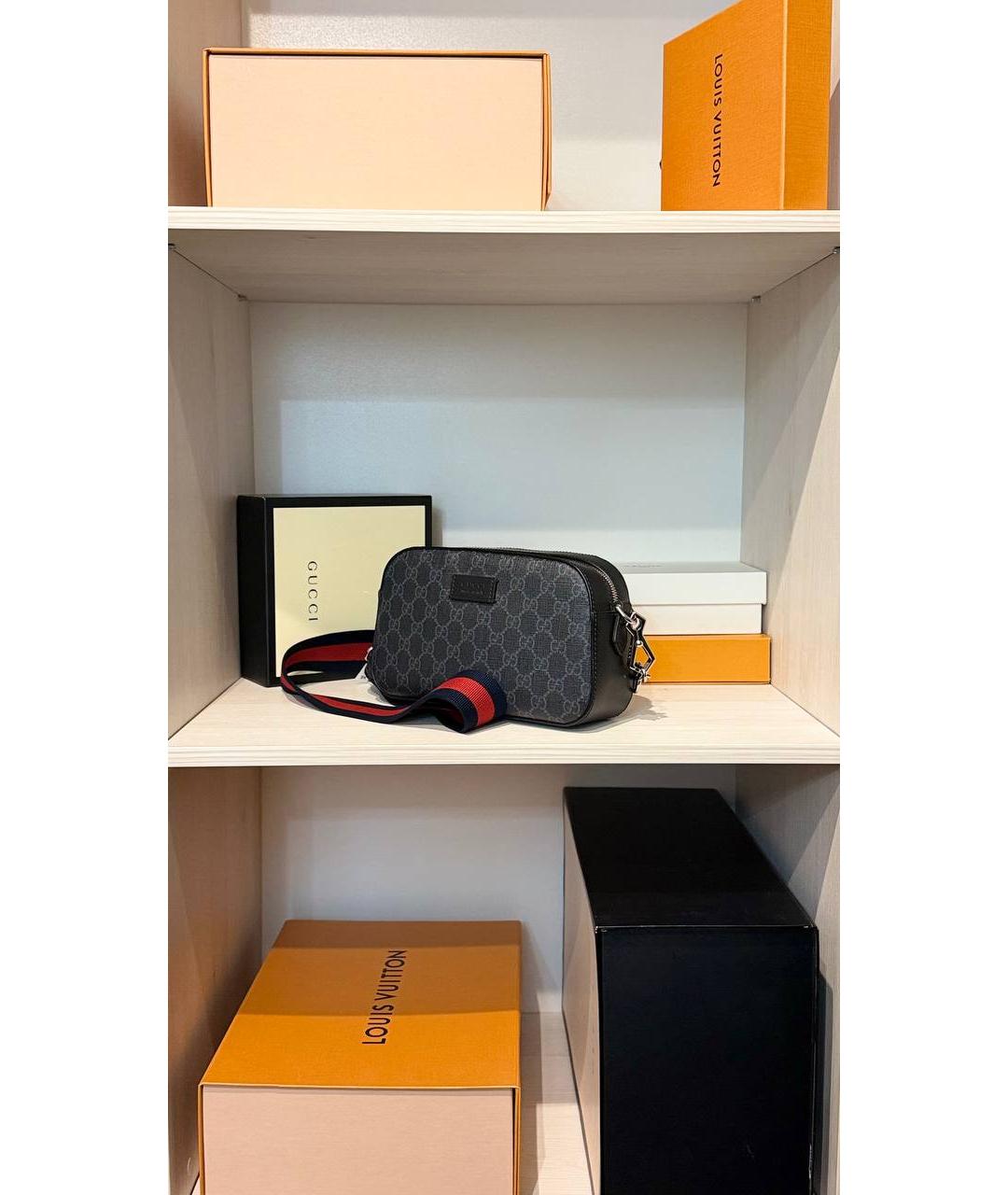 GUCCI Черная сумка на плечо, фото 2