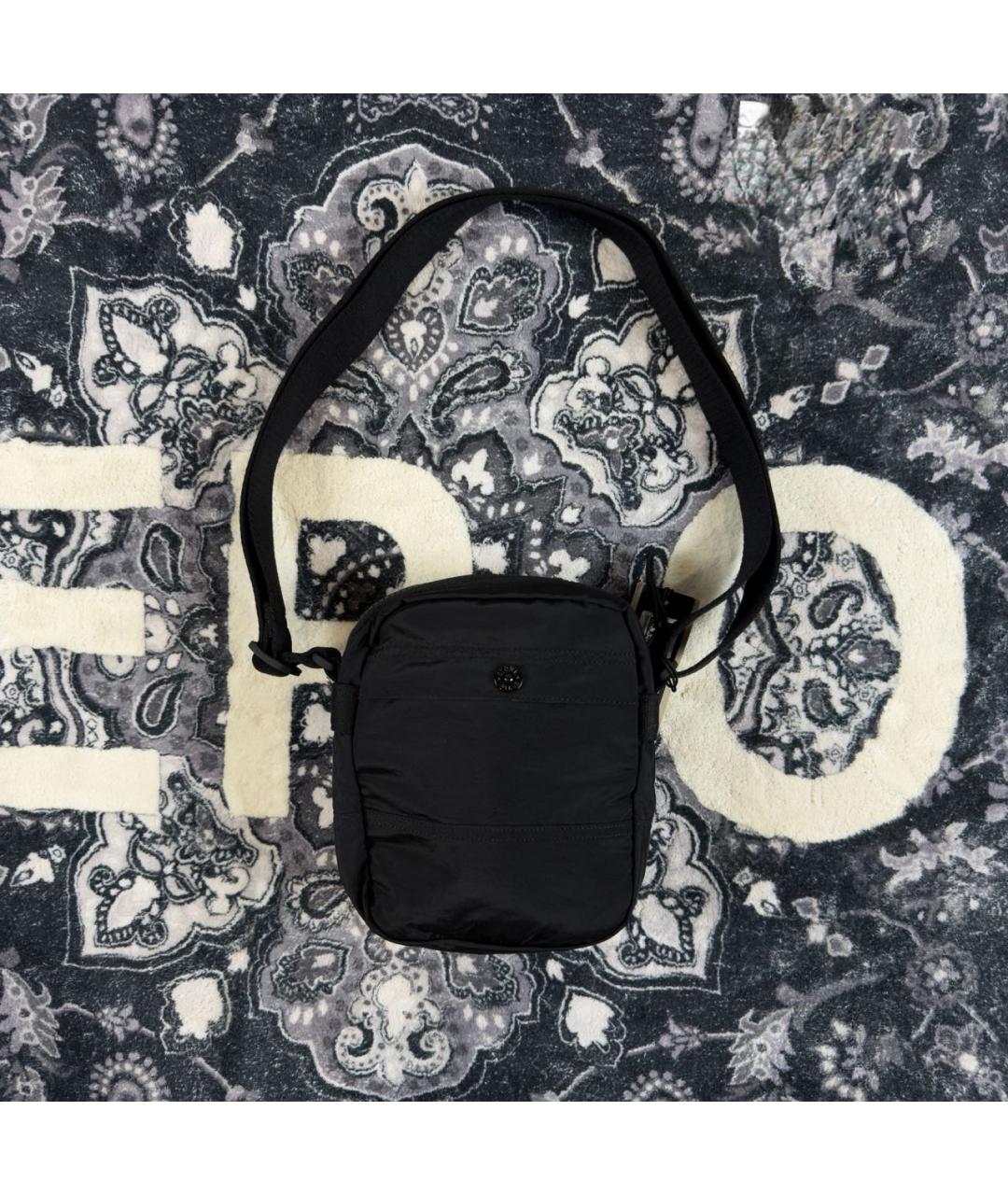 STONE ISLAND Черная сумка на плечо, фото 4
