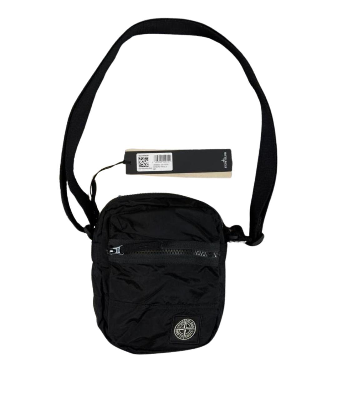 STONE ISLAND Черная сумка на плечо, фото 1