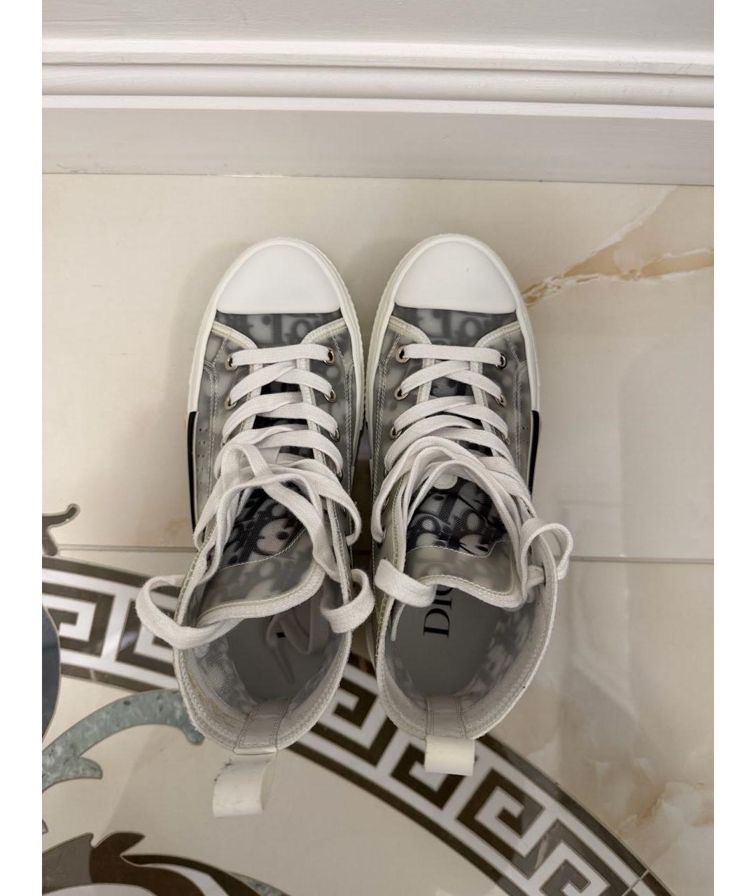CHRISTIAN DIOR Серые резиновые кеды, фото 3