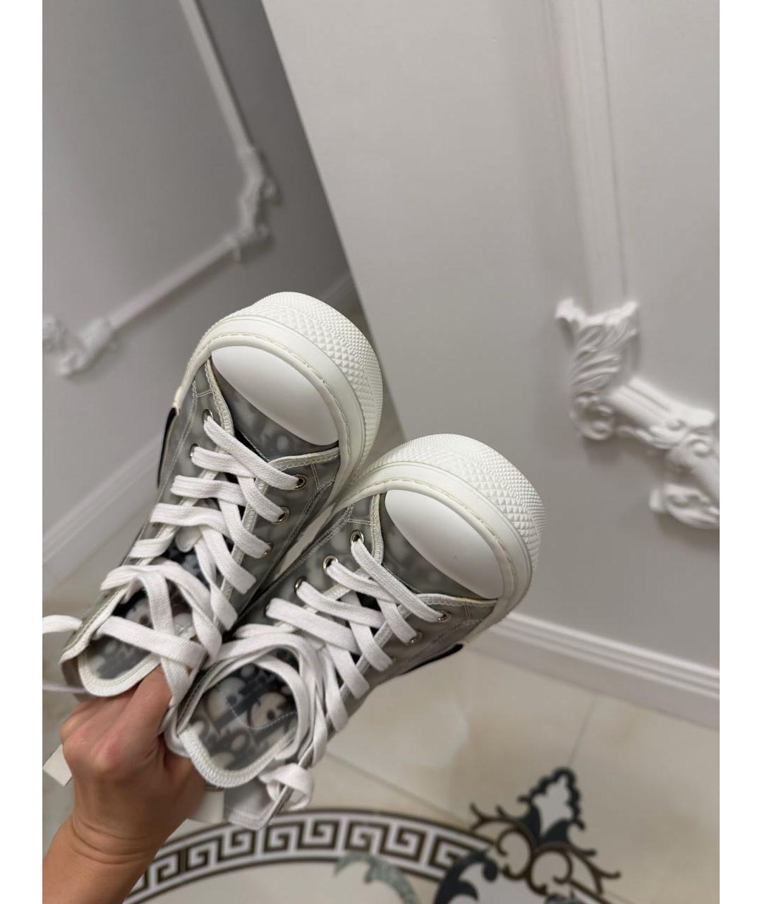 CHRISTIAN DIOR Серые резиновые кеды, фото 7