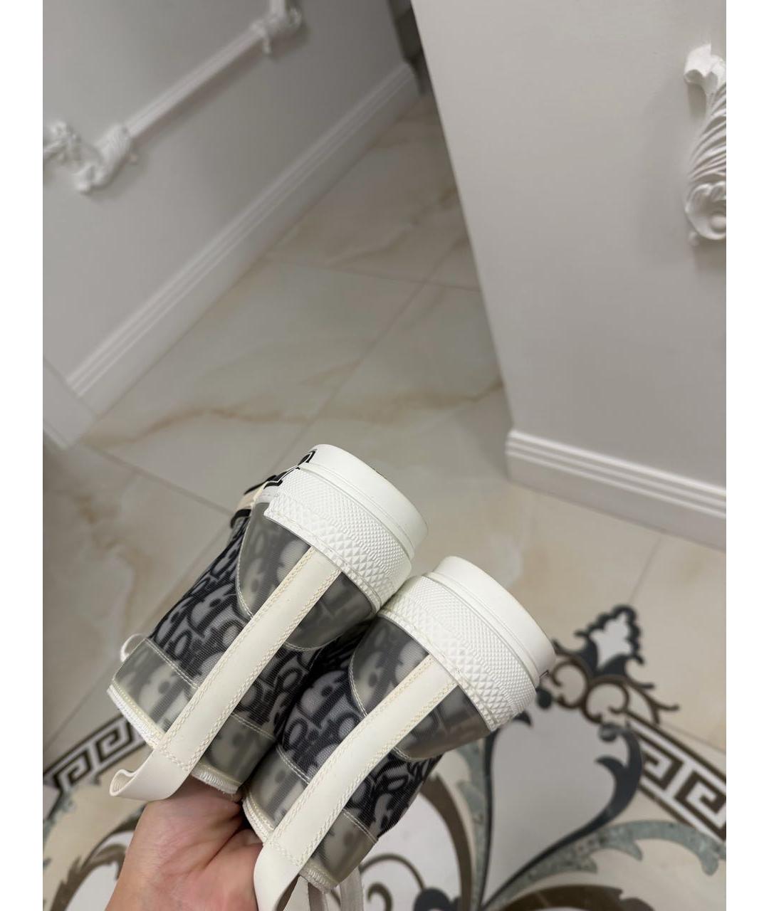 CHRISTIAN DIOR Серые резиновые кеды, фото 6