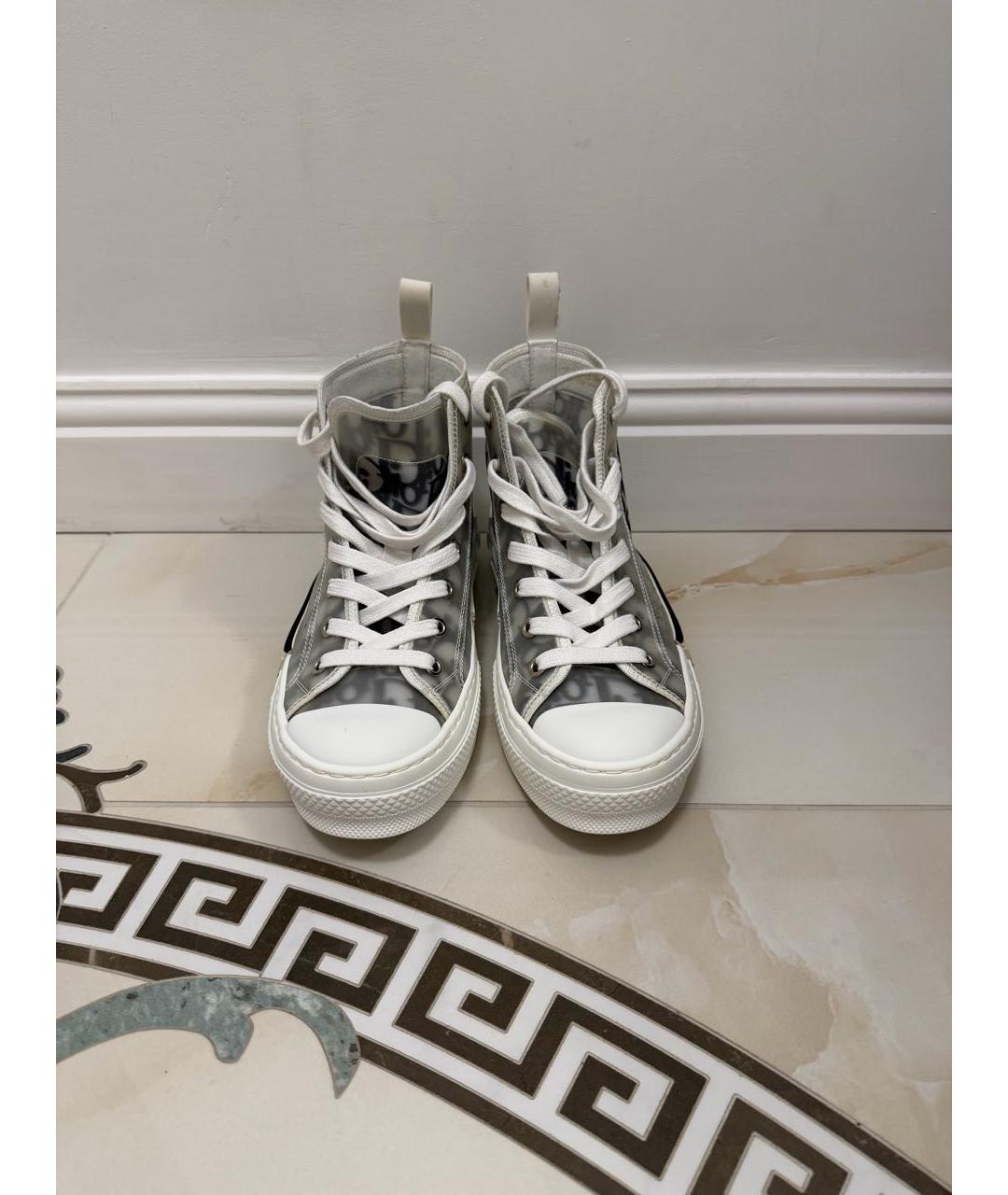 CHRISTIAN DIOR Серые резиновые кеды, фото 2