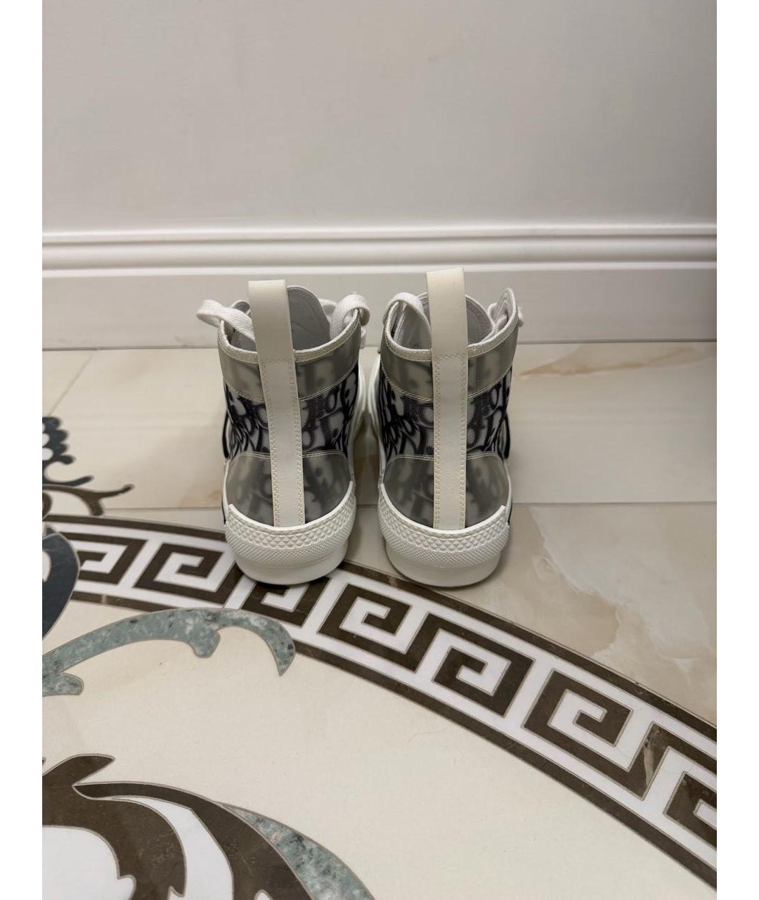 CHRISTIAN DIOR Серые резиновые кеды, фото 4