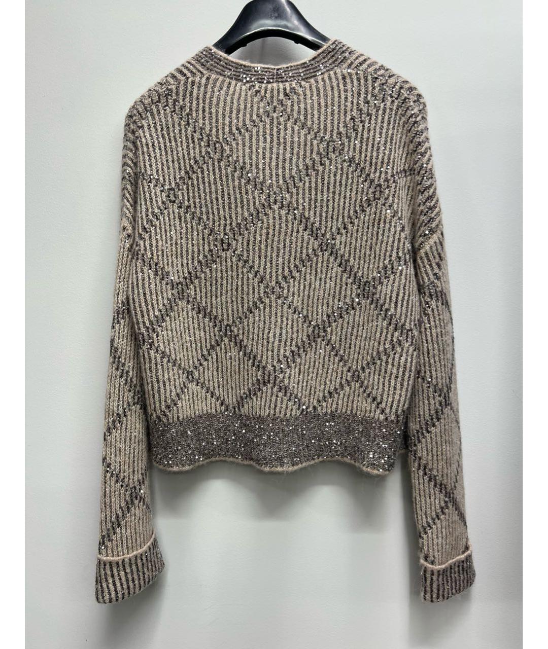 PESERICO Коричневый вискозный кардиган, фото 2