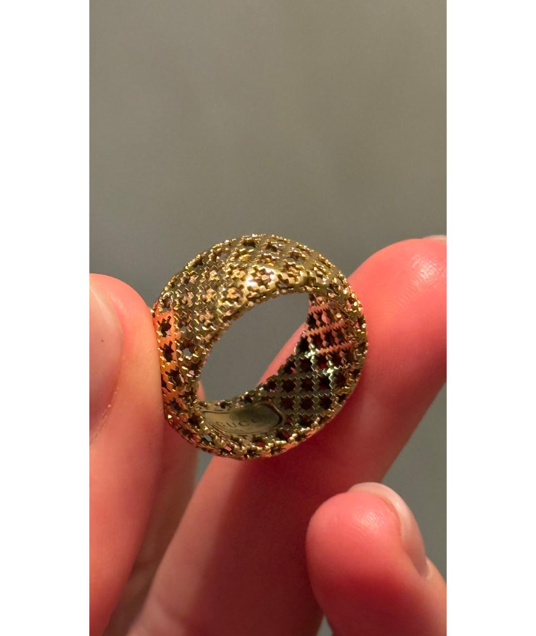 GUCCI Золотое кольцо из желтого золота, фото 3