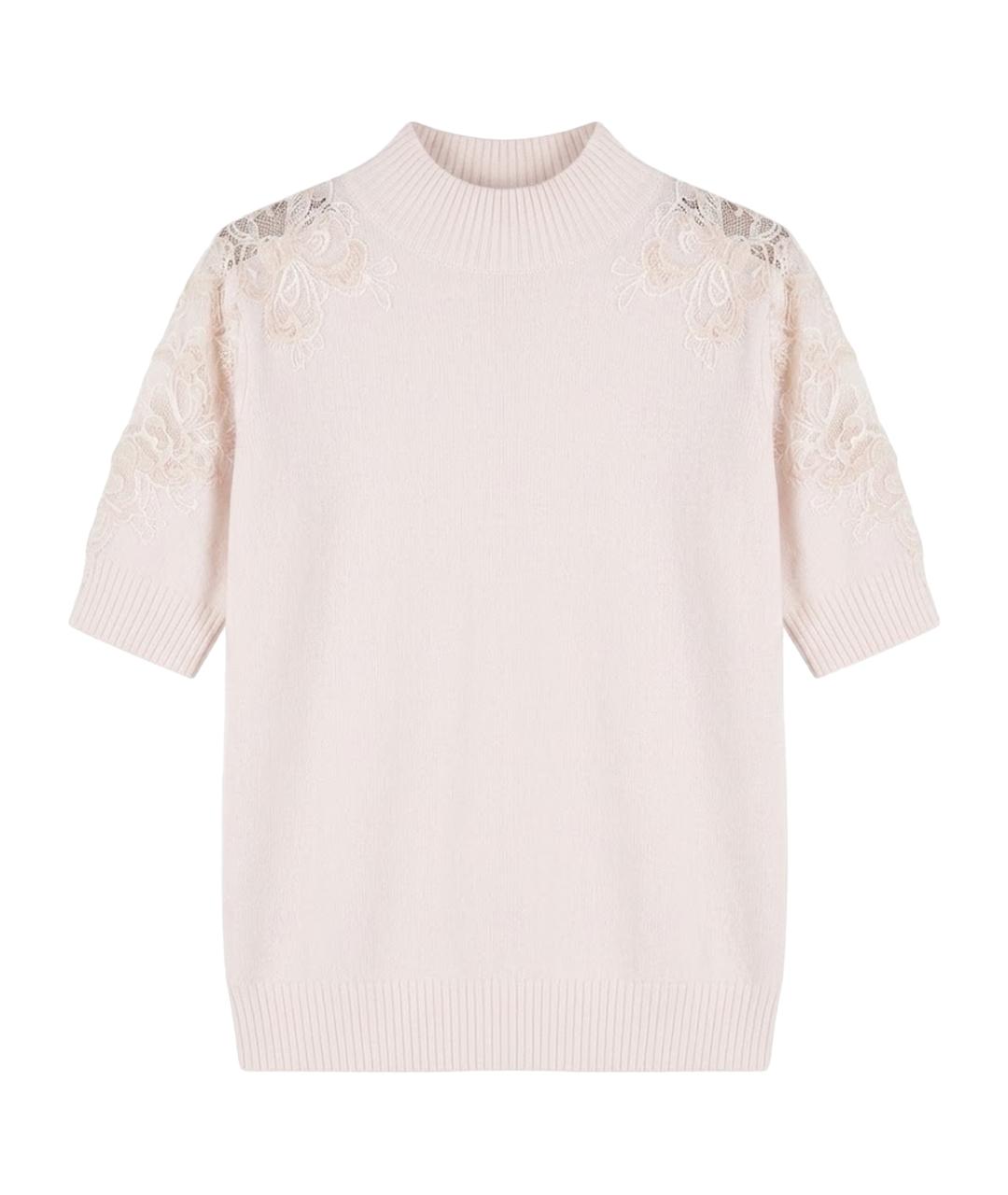 ERMANNO SCERVINO Белый вискозный джемпер / свитер, фото 1