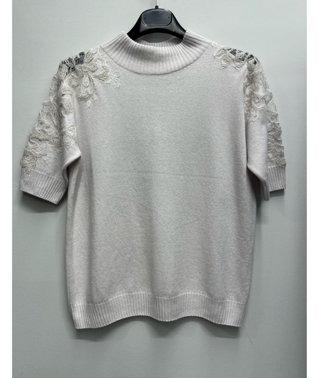 ERMANNO SCERVINO Белый вискозный джемпер / свитер, фото 3
