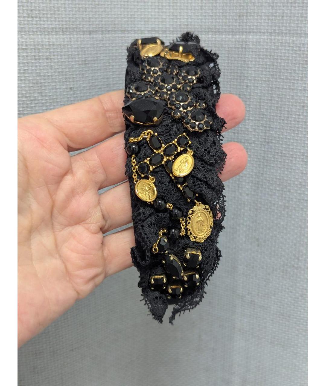 DOLCE&GABBANA Черный ободок, фото 6