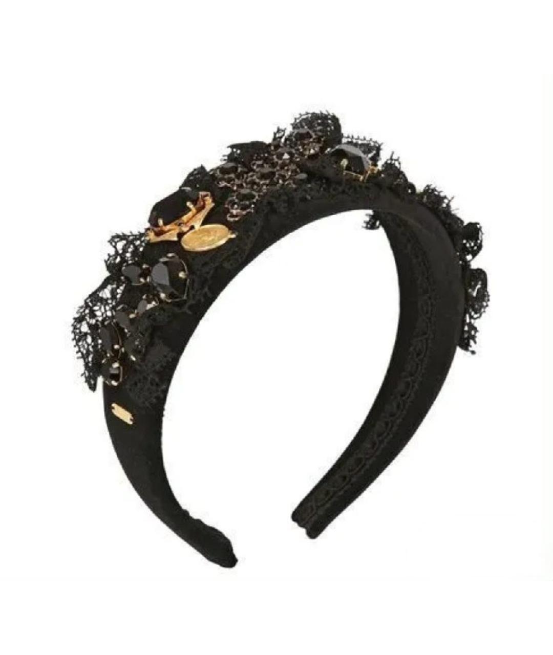 DOLCE&GABBANA Черный ободок, фото 1