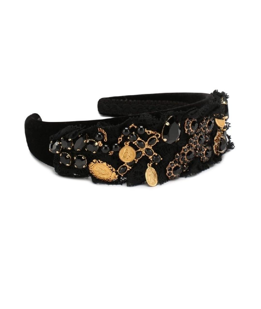 DOLCE&GABBANA Черный ободок, фото 2