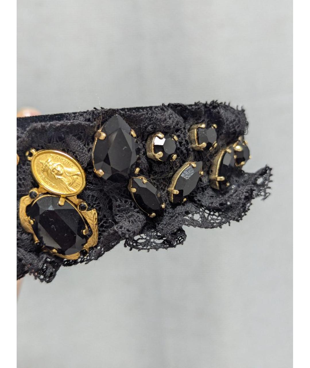DOLCE&GABBANA Черный ободок, фото 5