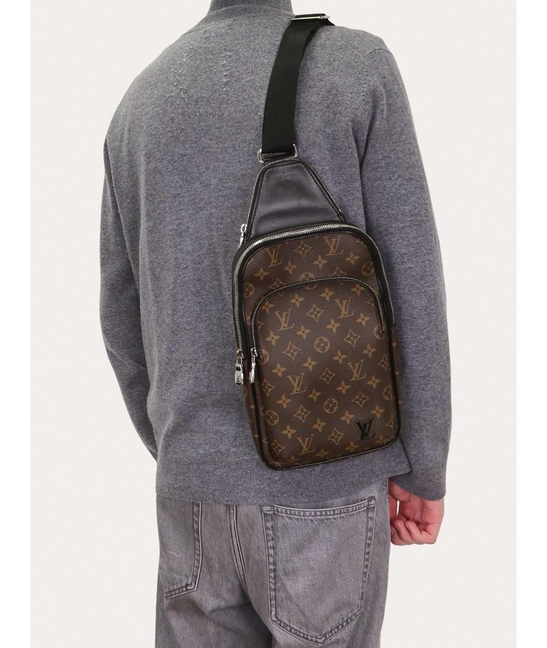 LOUIS VUITTON Коричневая сумка на плечо, фото 8