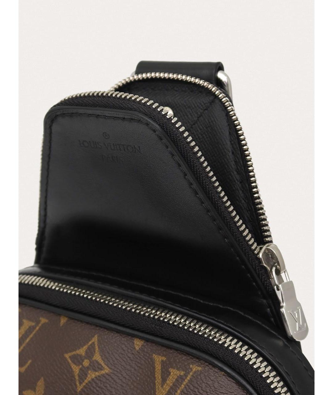 LOUIS VUITTON Коричневая сумка на плечо, фото 4